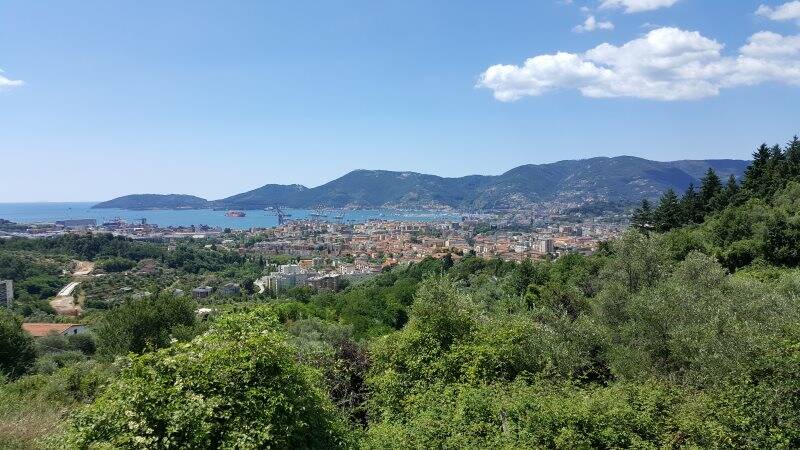 Panorama della Spezia, vista da Carozzo