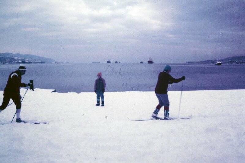 Sciare alla Morin, gennaio 1985