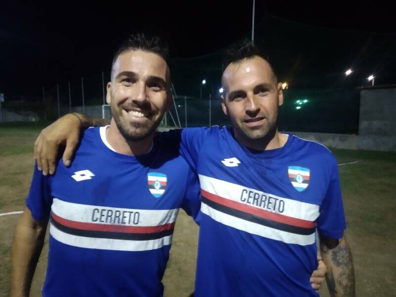 Tommy Balloni e Giovanni Conti coppia gol del Cerreto in III Categoria toscana.