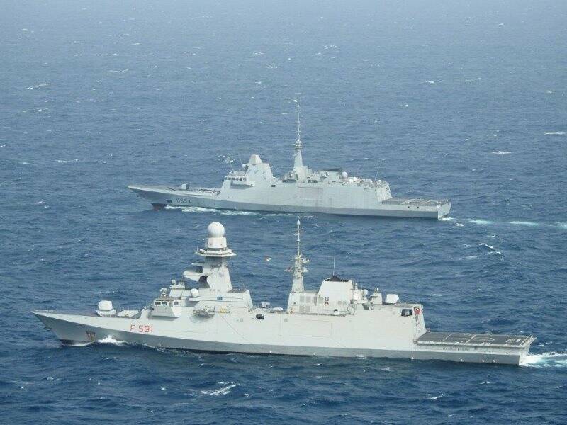 Nave Fasan e la cugina di Francia "Auvergne"