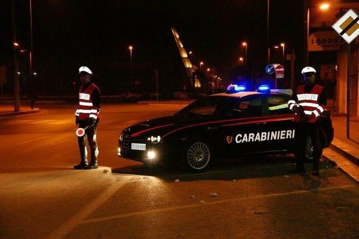 Posto di blocco Carabinieri