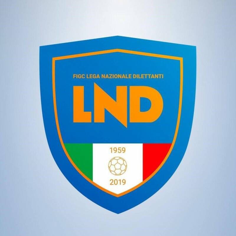Il restyling del logo della LND per i 60 anni della Lega Nazionale Dilettanti.