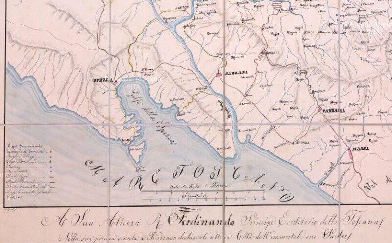 Carta Topografica della Lunigiana (1848)