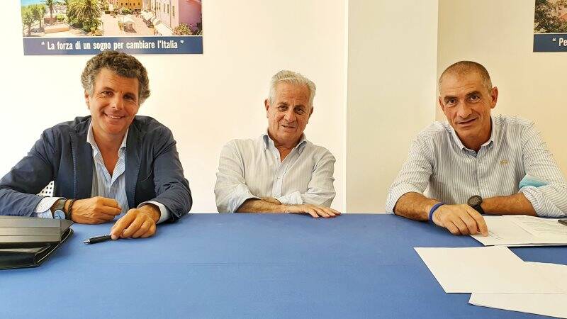 Carlo Bagnasco, Claudio Scajola e Andrea Costa