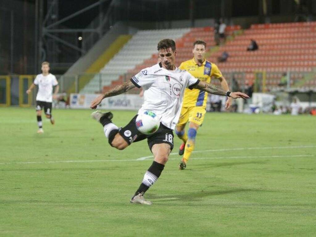 Spezia-Frosinone 0-1, Bartolomei al tiro