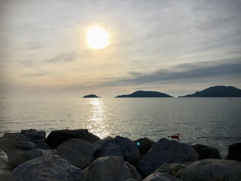 Tramonto sul Golfo dei Poeti