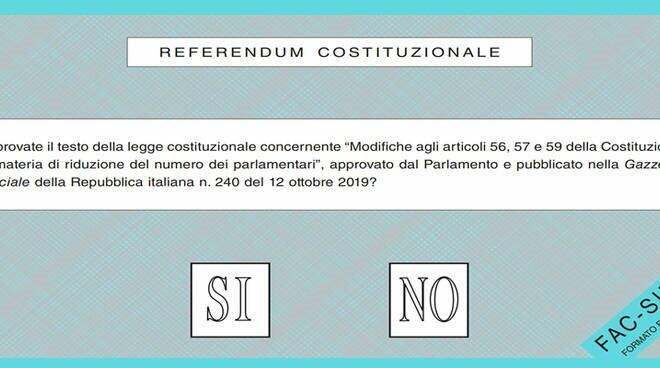 La scheda referendaria