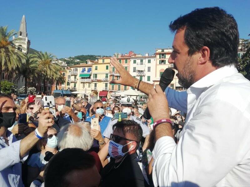 Matteo Salvini a Lerici