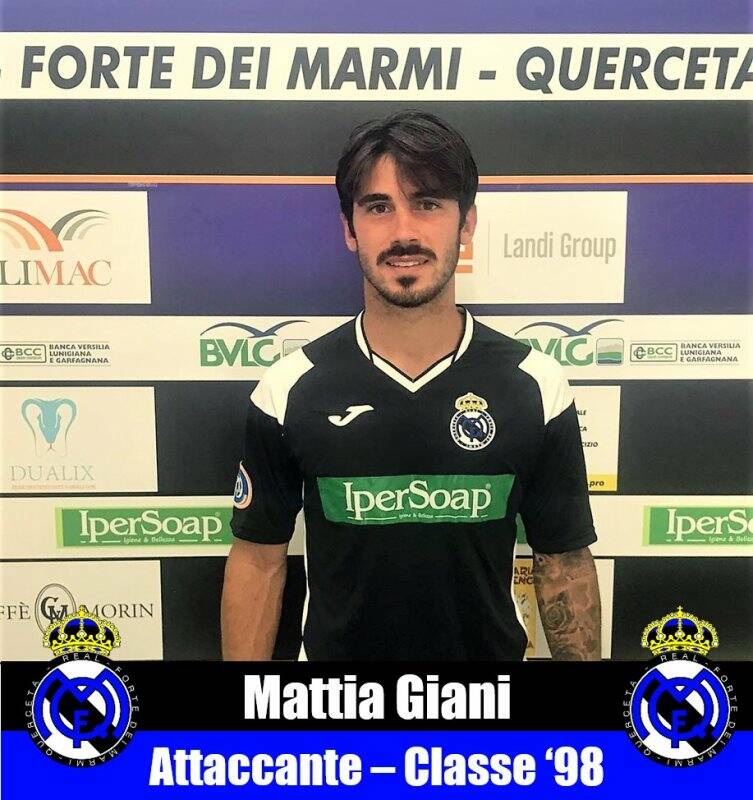 Mattia Giani, attaccante del Real Forte Querceta.