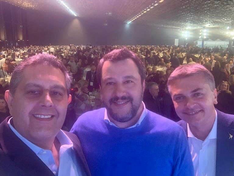 Toti, Salvini e Rixi alla Fiera del Mare per l'evento politico