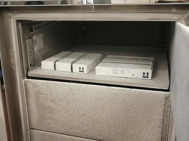 Una cella frigorifera per i vaccini anti-Covid