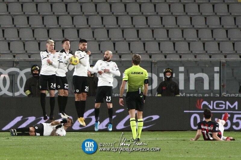 La barriera salta davanti all'arbitro Daniele Chiffi