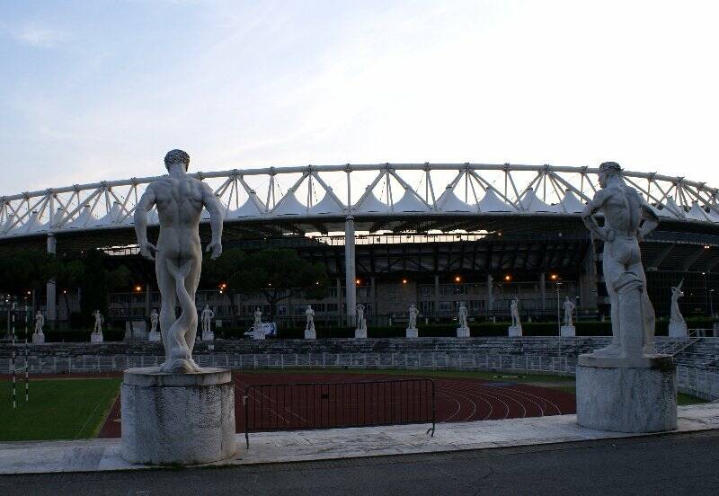 Lo stadio Olimpico, il Foro Italico