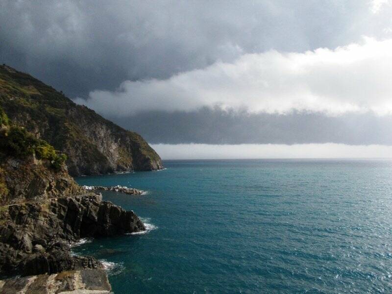 Nuvole su Riomaggiore