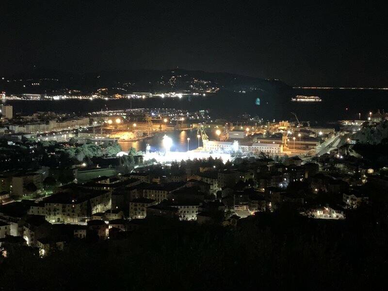 Stadio Picco in notturna