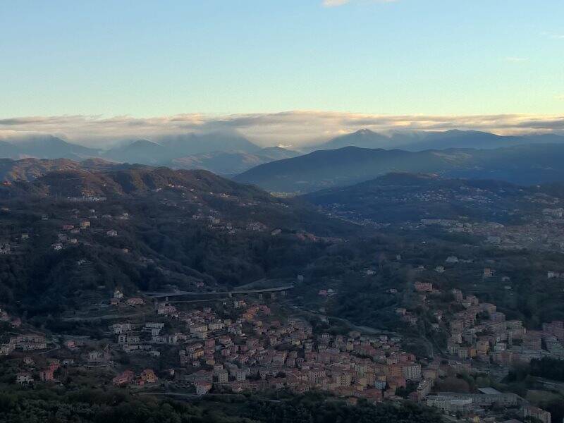 L'Appennino visto dalla Spezia