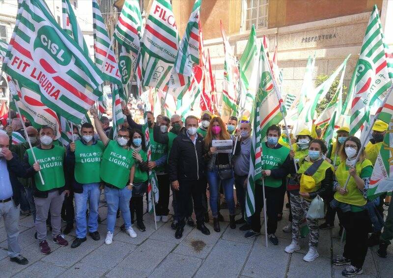 Manifestazione Cisl Liguria