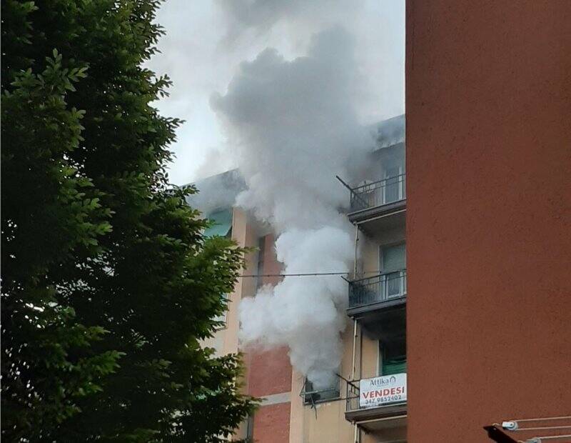 Melara, incendio in un appartamento