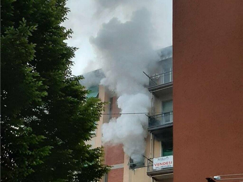 Melara, incendio in un appartamento
