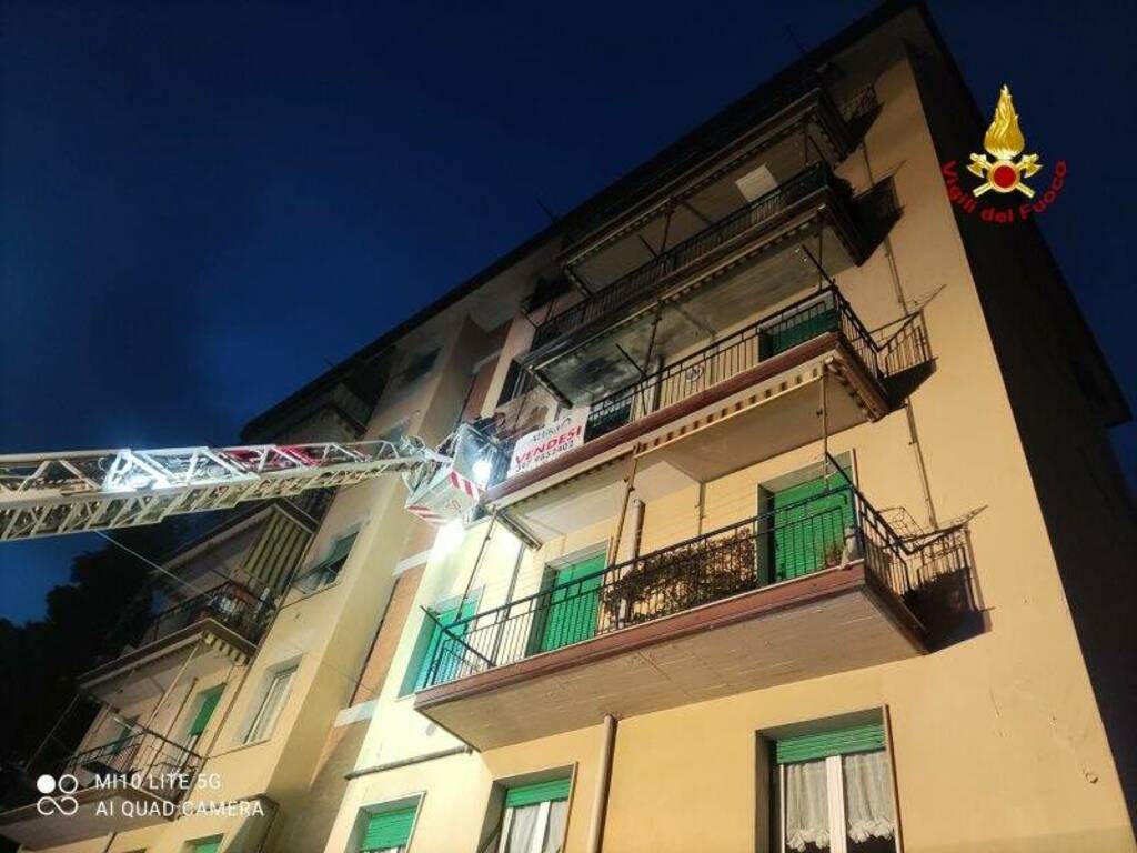 Melara, incendio in un appartamento