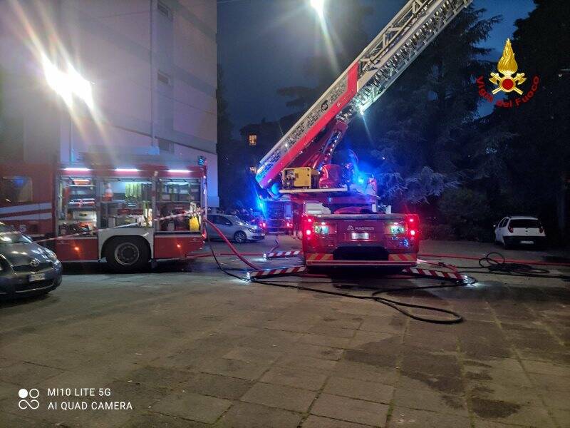 Melara, incendio in un appartamento