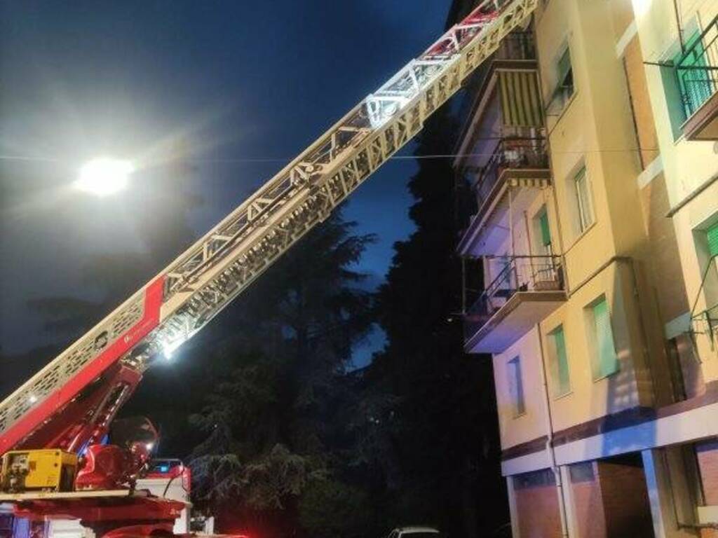 Melara, incendio in un appartamento