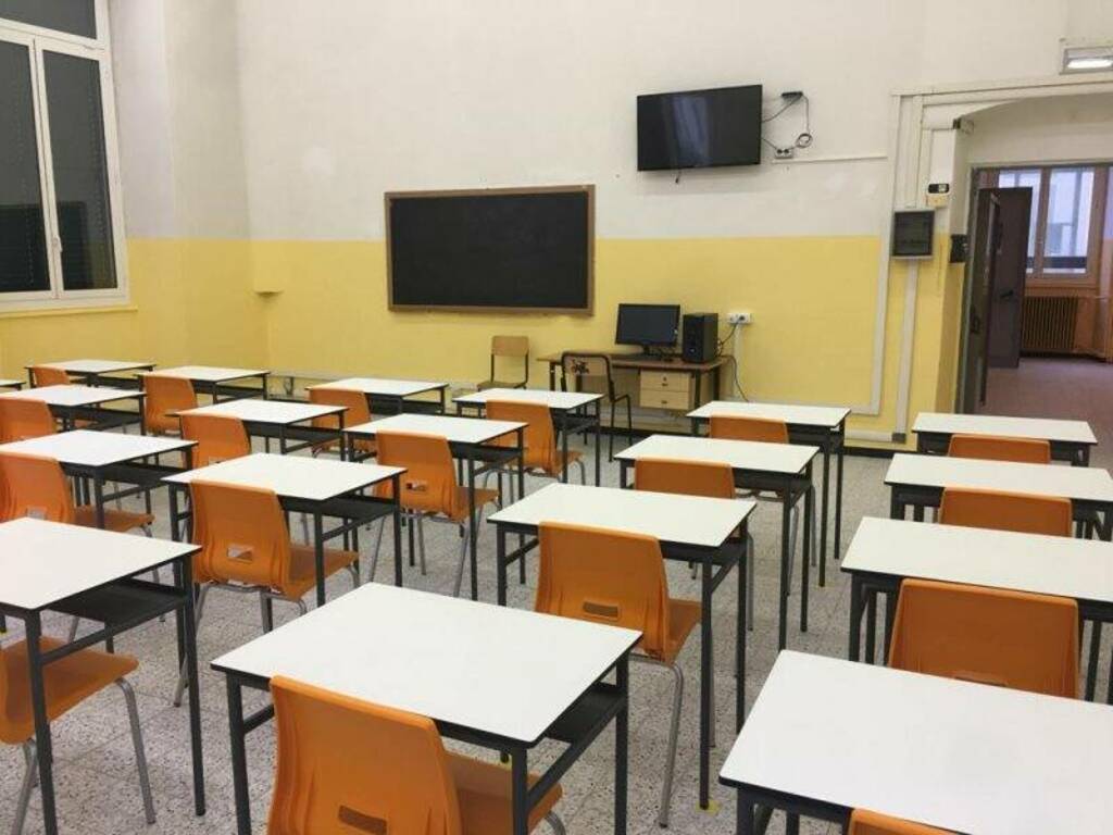 Una classe dell'istituto Chiodo