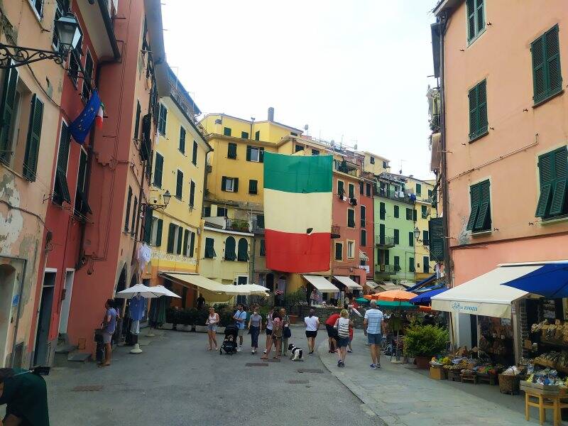 Il tricolore di Vernazza 