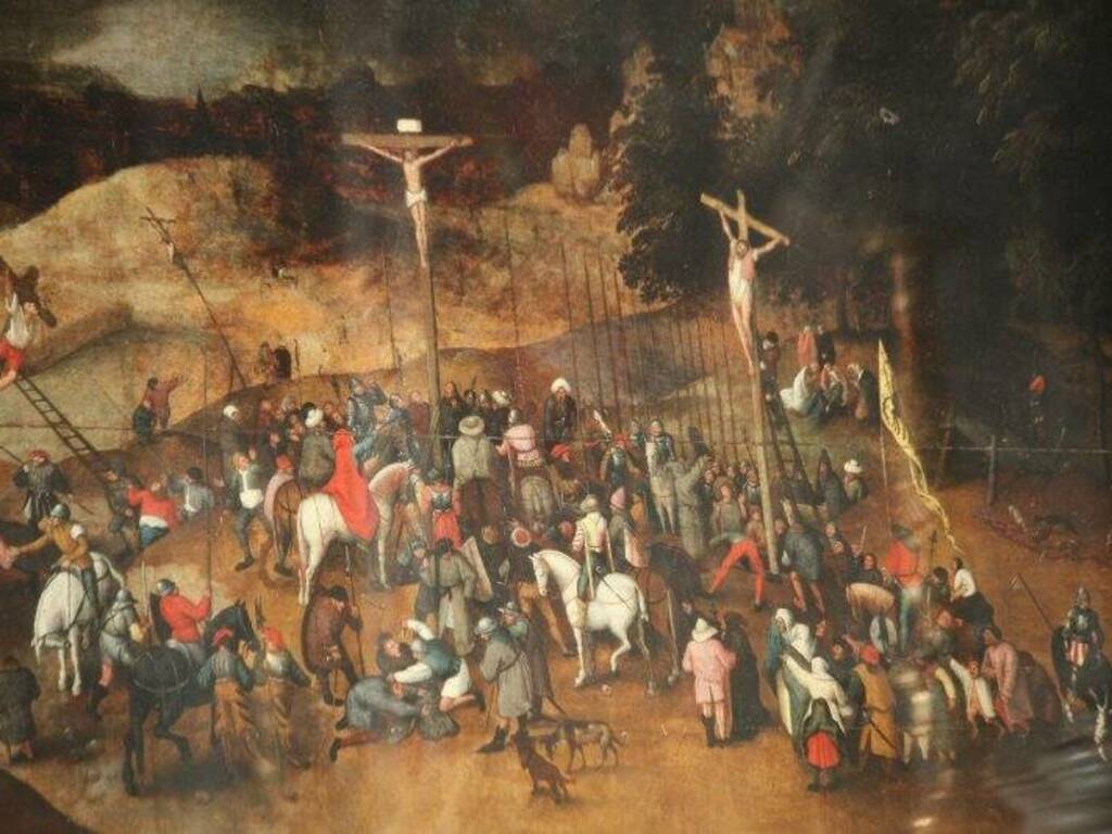 La "Crocifissione" di Pieter Brueghel il giovane (1564-1638)