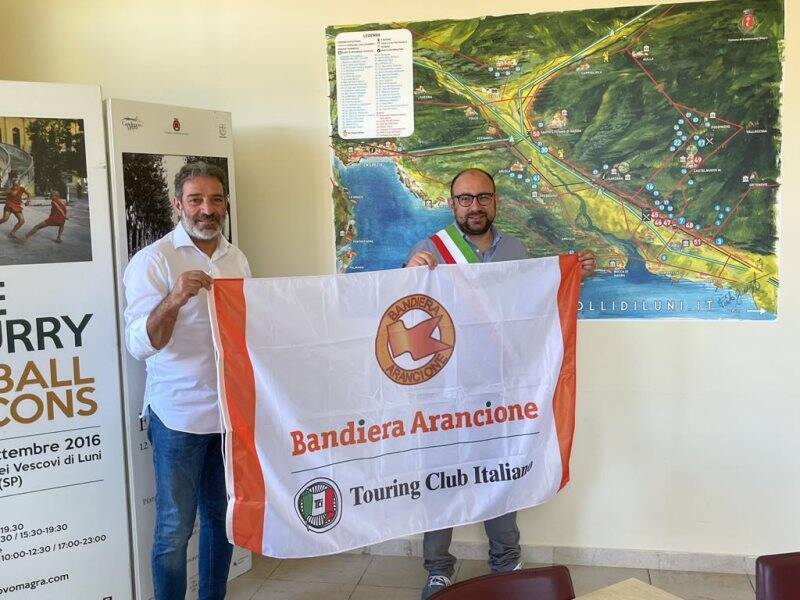 Montebello e Ambrosini con la bandiera arancione