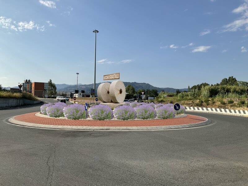 Rotatoria vie Vincinella e La Malfa, render del Comune