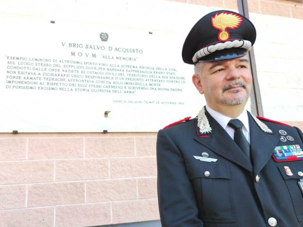 Il colonnello Matteo Gabelloni, comandante provinciale dei Carabinieri