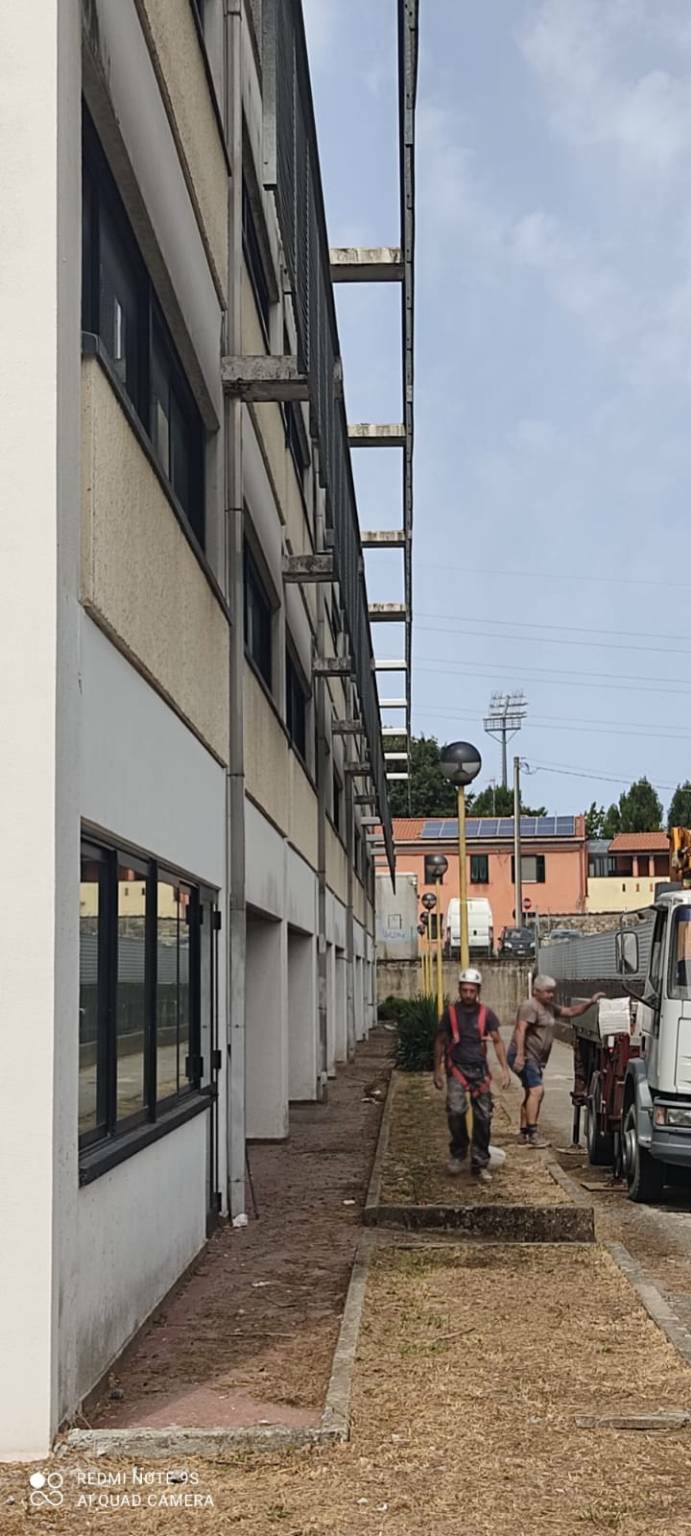 Lavori in corso nelle scuole superiori spezzine