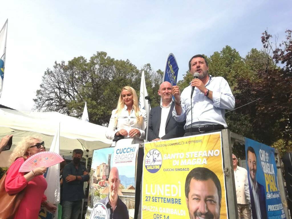 Matteo Salvini a Santo Stefano