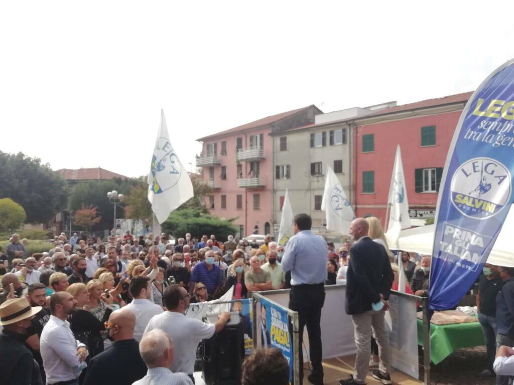 Matteo Salvini a Santo Stefano