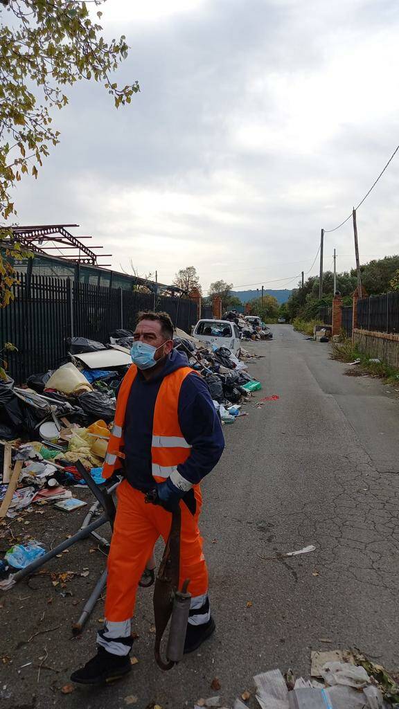 Rimozione detriti fra Castelnuovo e Sarzana