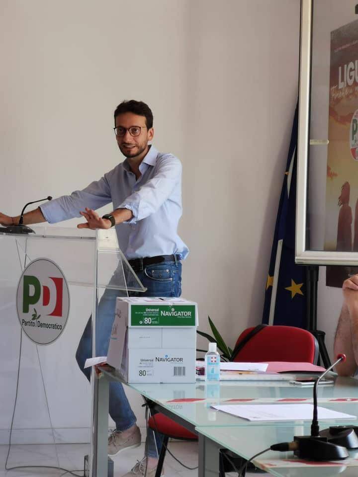 Iacopo Montefiori, segretario del Partito democratico della Spezia