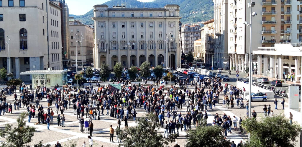 Manifestazione No Green Pass