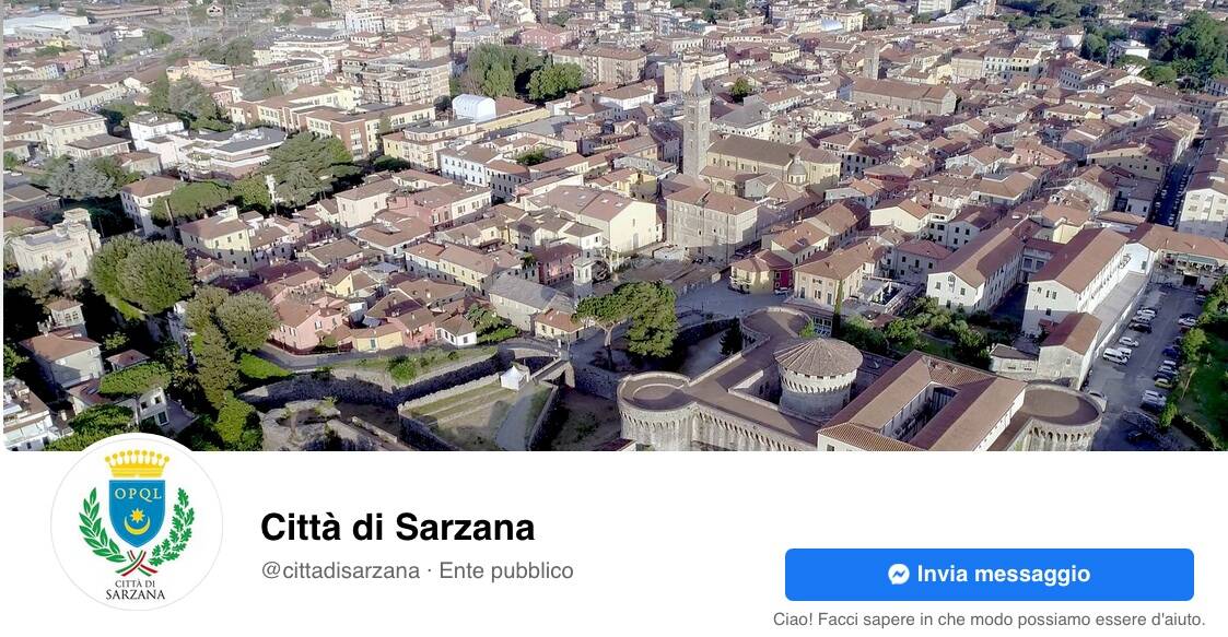 Pagina Facebook "Città di Sarzana"