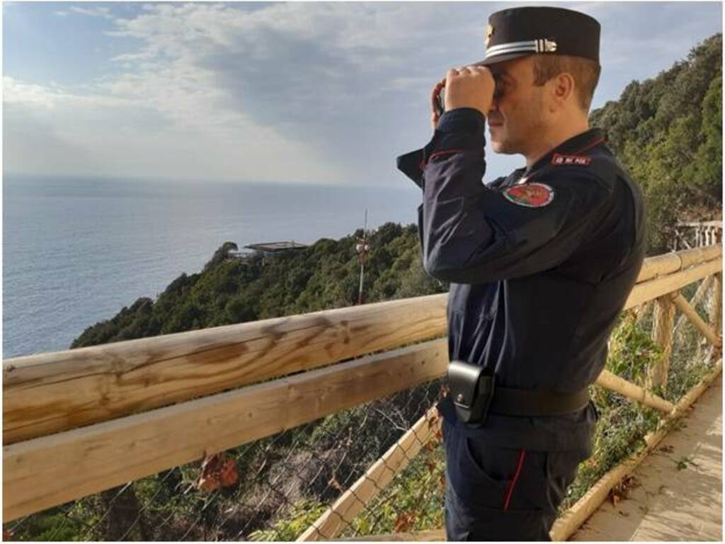Carabinieri forestali al Parco Nazionale delle Cinque Terre