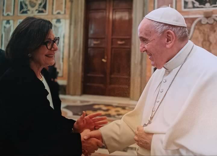 Eliana Bacchini incontra Papa Francesco