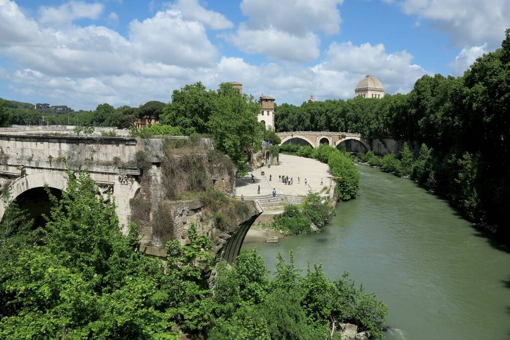 Roma, il Ponte Rotto sul Tevere (2017) (foto Giorgio Pagano)