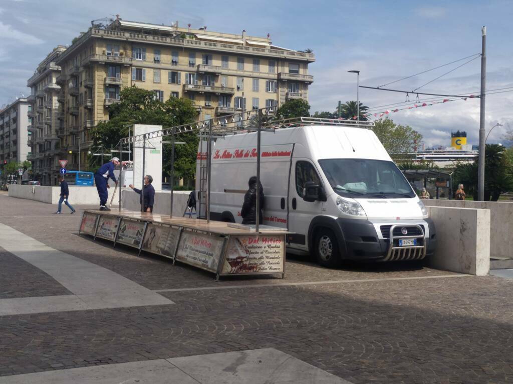 Allestimento fiera di San Giuseppe