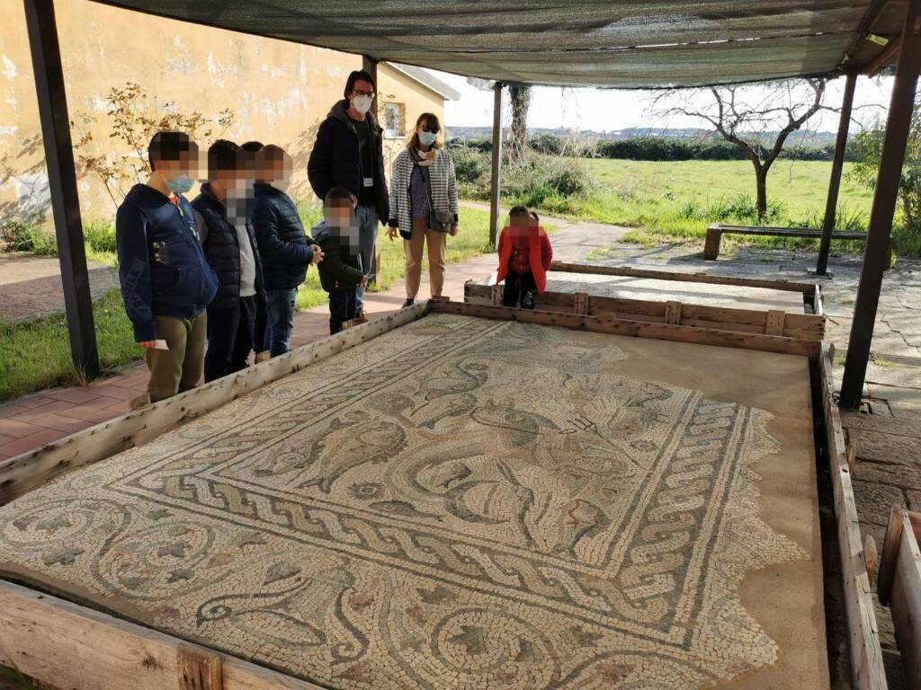 Il mosaico dell'area archeologica di Luni