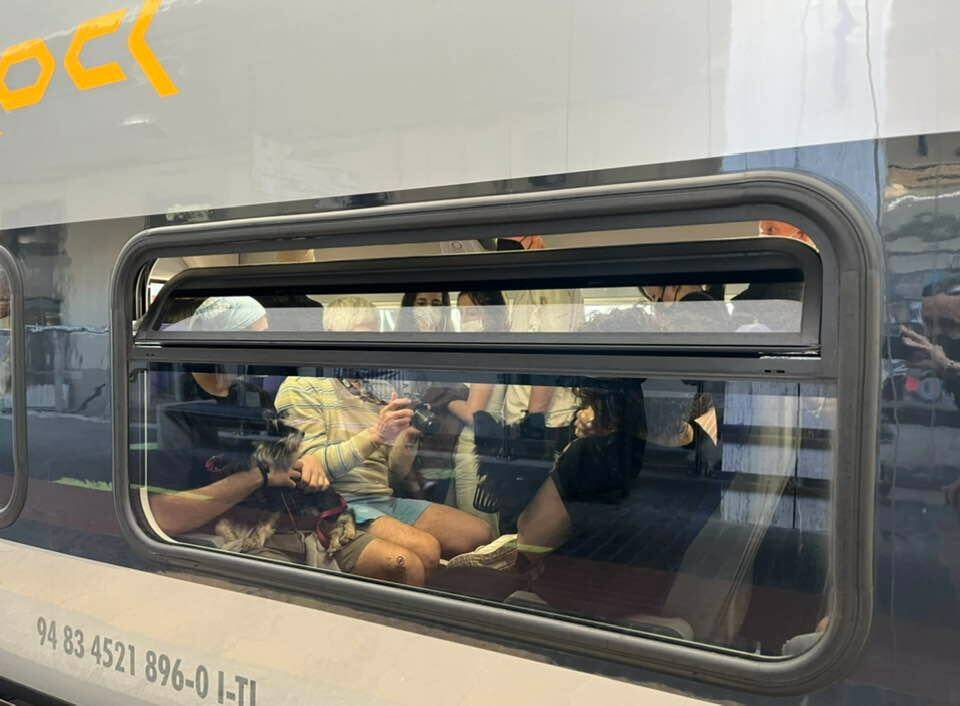 Turisti in treno
