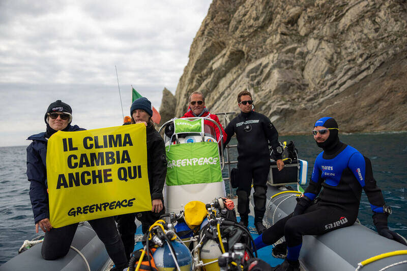 Greenpeace e Parco nazionale delle Cinque Terre insieme per il progetto Mare caldo