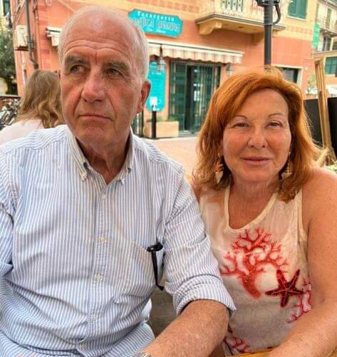 Il sindaco Bernardin e il neo assessore Cipollini (foto dalla pagina Facebook Comune di Bonassola)