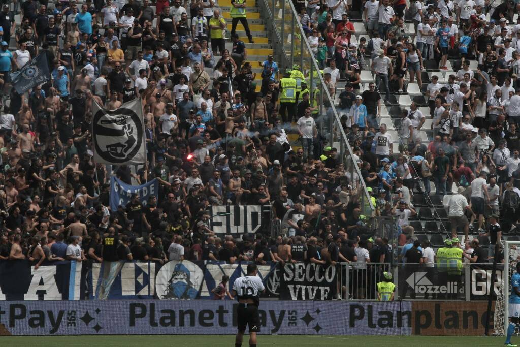 Spezia-Napoli, incidenti nel settore ospiti