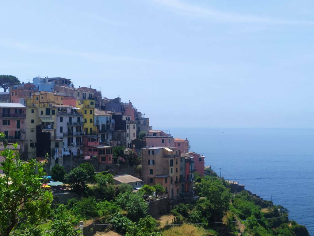 Corniglia con i turisti, Cinque Terre