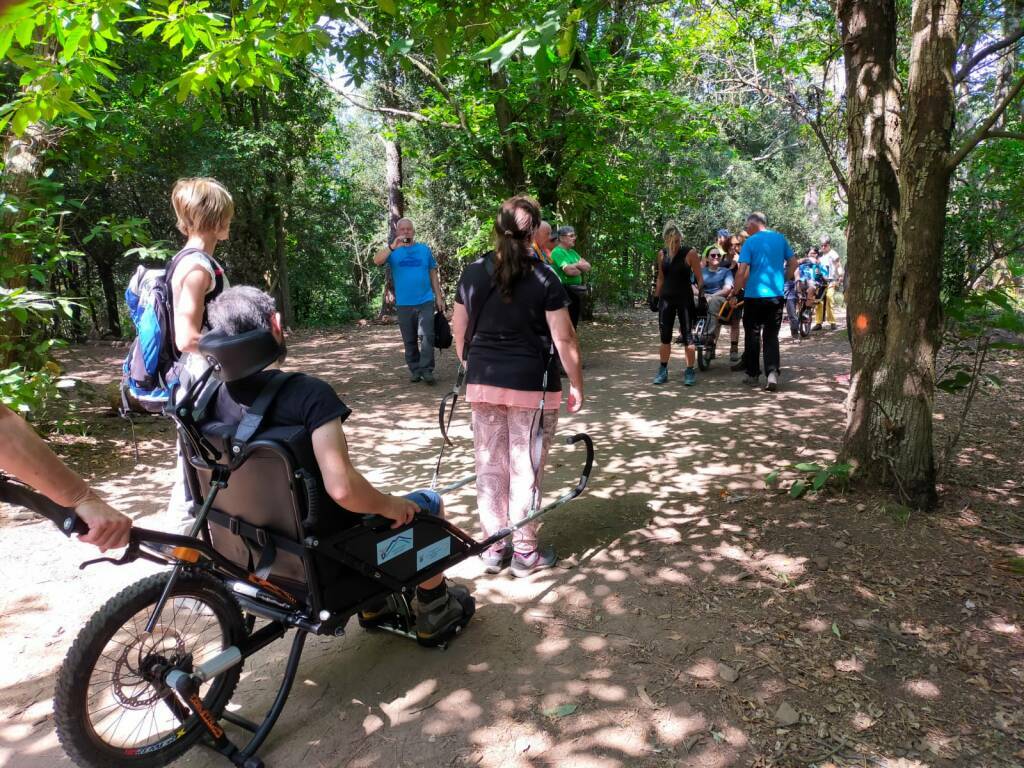 Escursionismo senza barriere Cinque Terre jolette disabilità